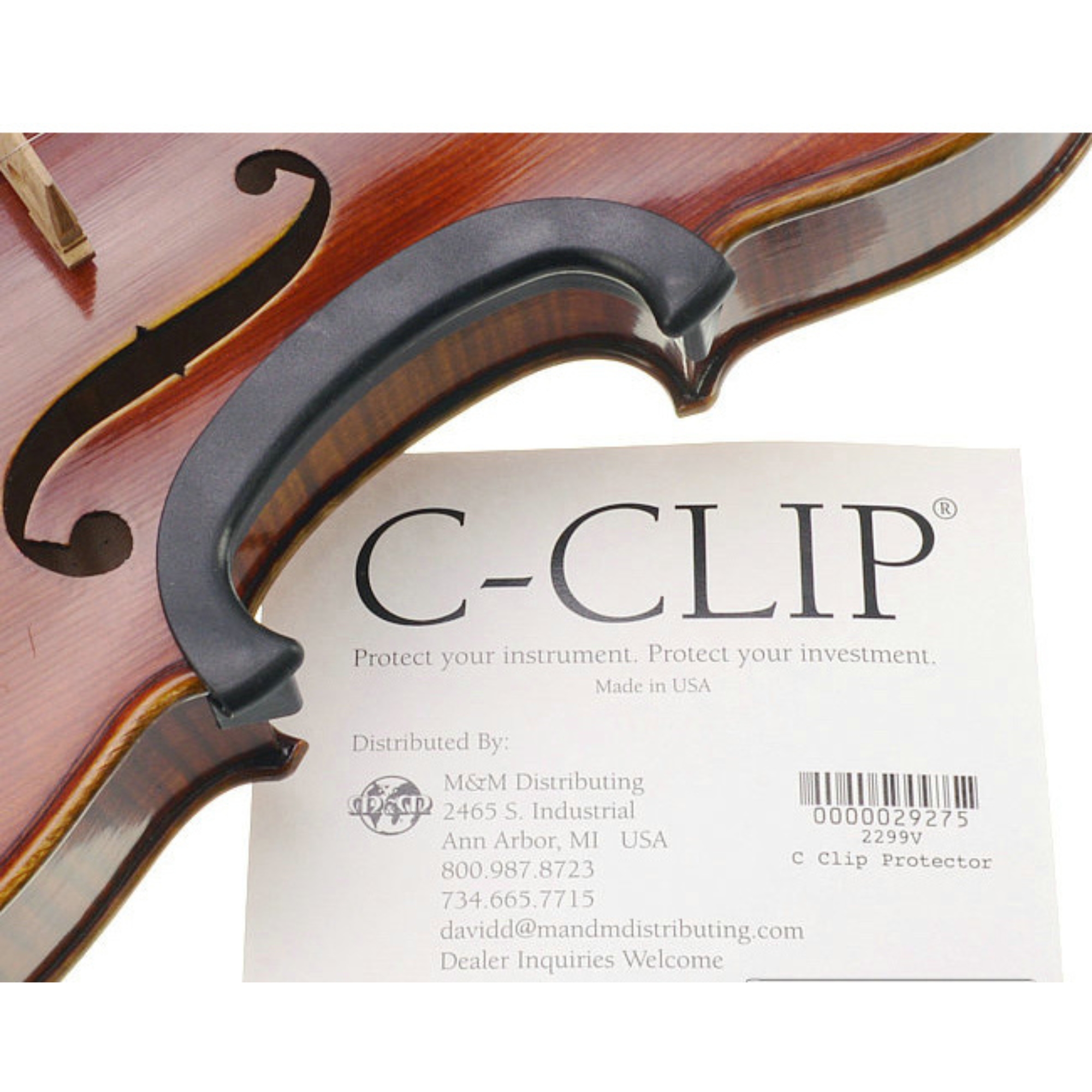 美國 C-Clip 小提琴C護套
