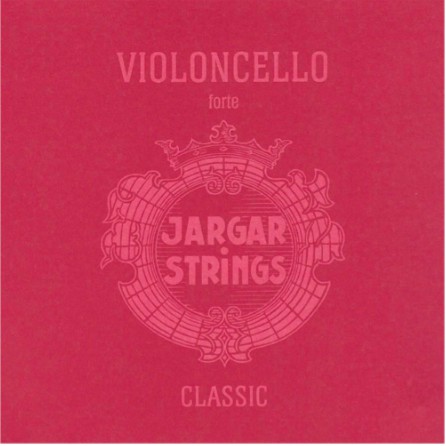 丹麥JARGAR Cello  Classic Forte 強張力 紅 大提琴套弦