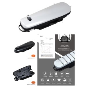 台灣 Pedi 精品小提琴盒P320V 碳纖 輕量化 鋼骨夾層技術-白色款
